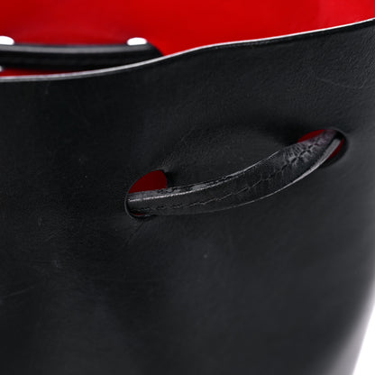Mansur Gavriel Calfskin Mini Bucket Bag Black Flamma 19 of 24