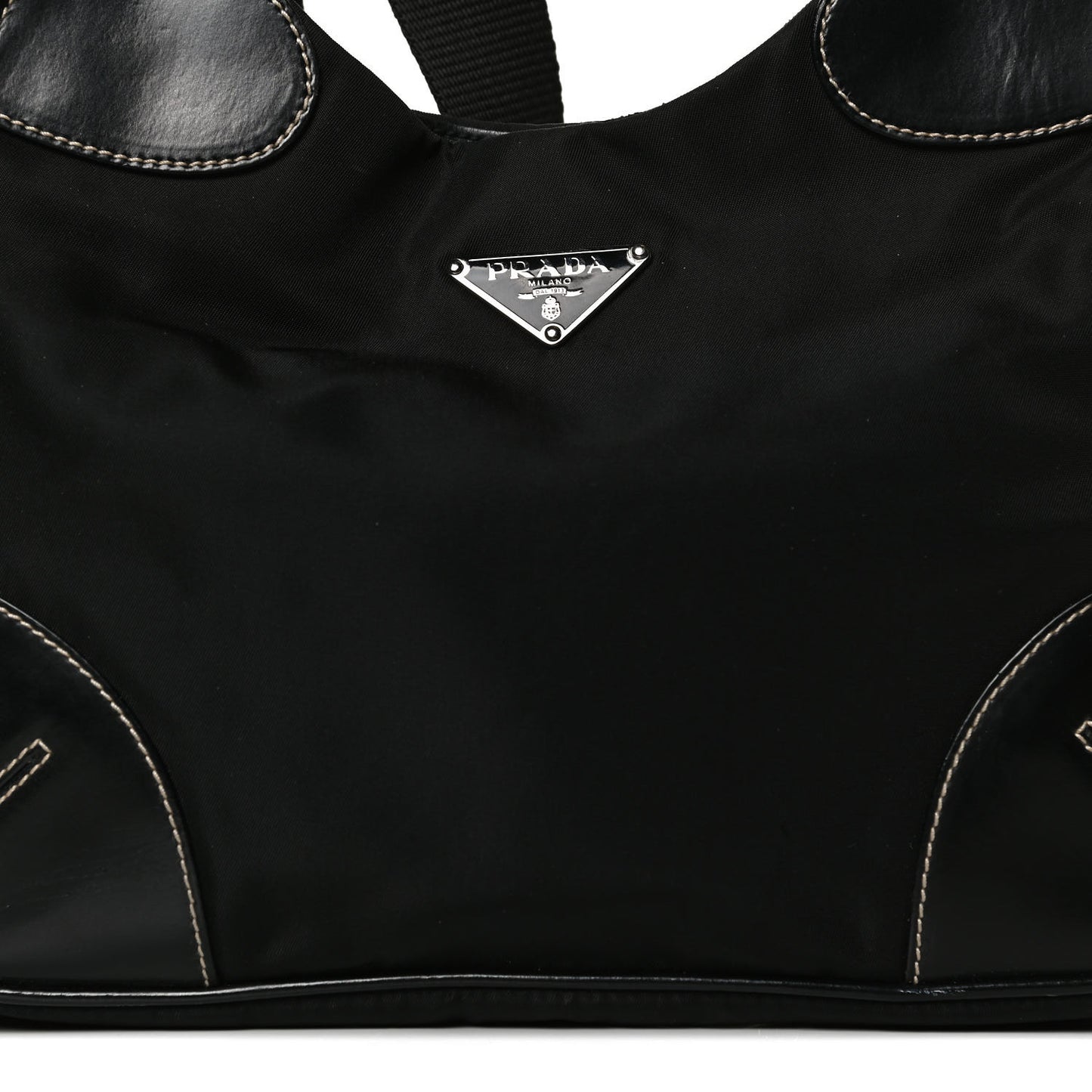 Tessuto Nylon Hobo Black