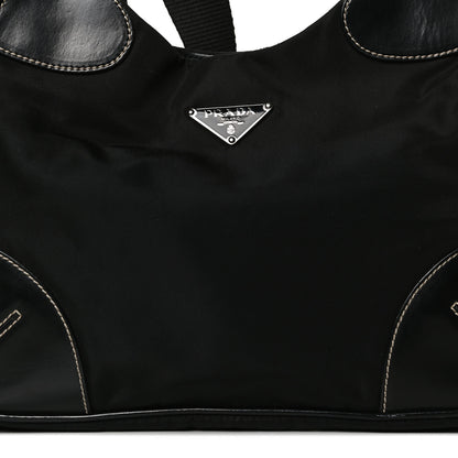 Prada Tessuto Nylon Hobo Black 8 of 16