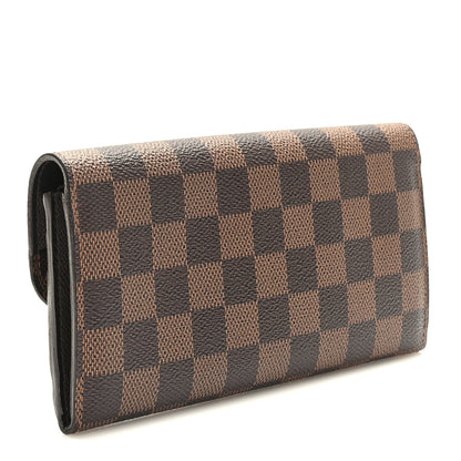 Louis Vuitton Damier Ebene Emilie Wallet 3 of 9