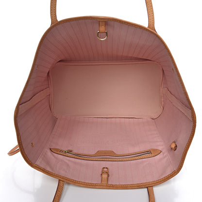 Louis Vuitton Damier Azur Neo Neverfull MM Rose Ballerine 5 of 19