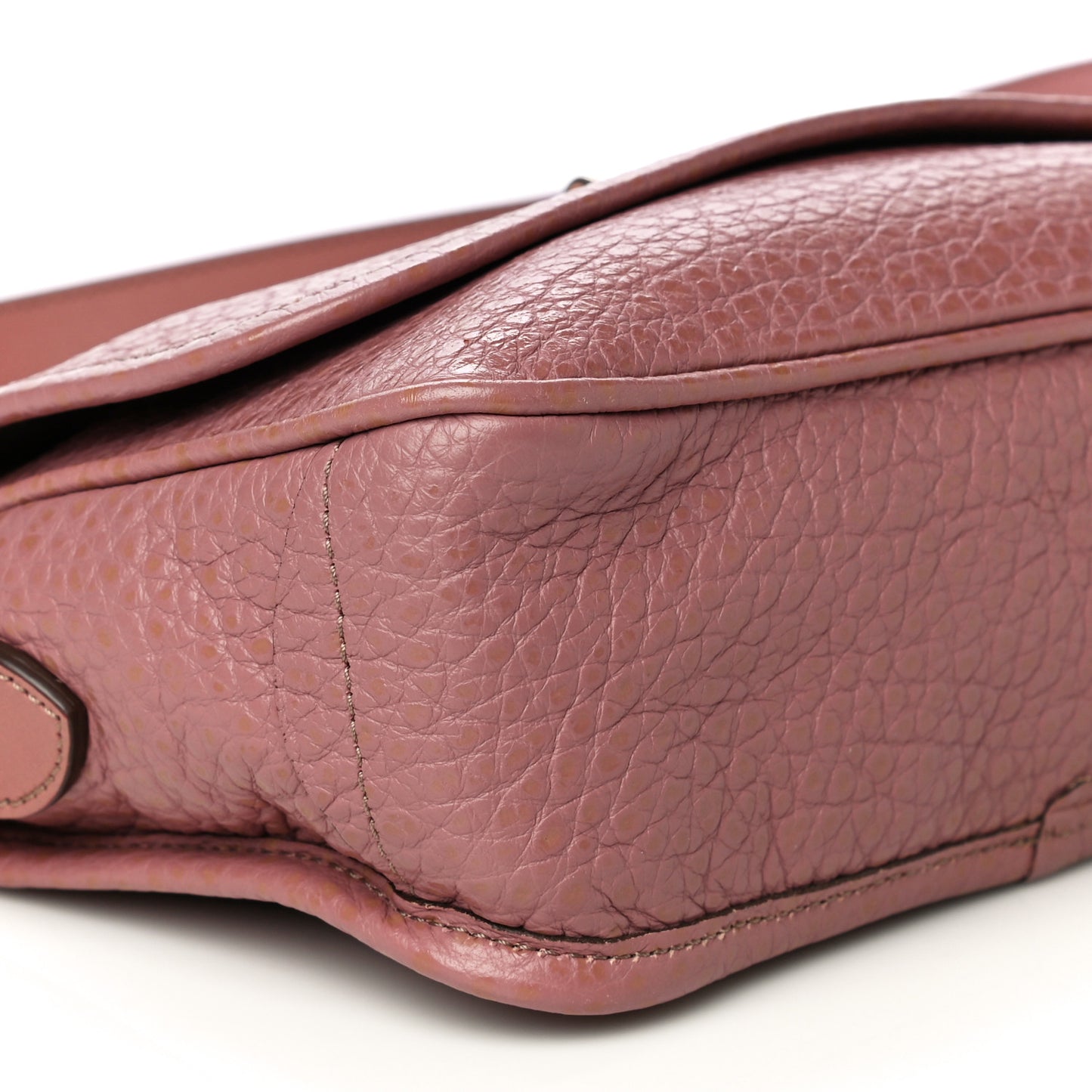 Heavy Grain Calfskin Small Bryn Dark Blush