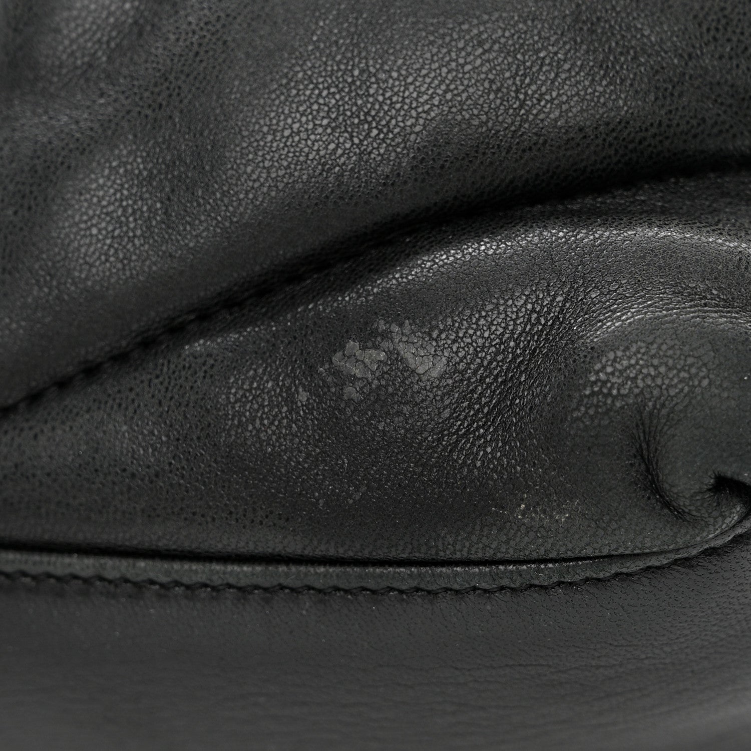 Saint Laurent SAINT LAURENT Lambskin Quilted Medium Loulou Puffer Monogram Chain Satchel Black 11 of 13