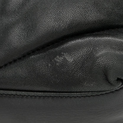 Saint Laurent SAINT LAURENT Lambskin Quilted Medium Loulou Puffer Monogram Chain Satchel Black 11 of 13