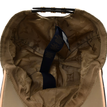 Louis Vuitton Monogram Polyester Silk LV Get Ready Cap M Beige 7 of 8