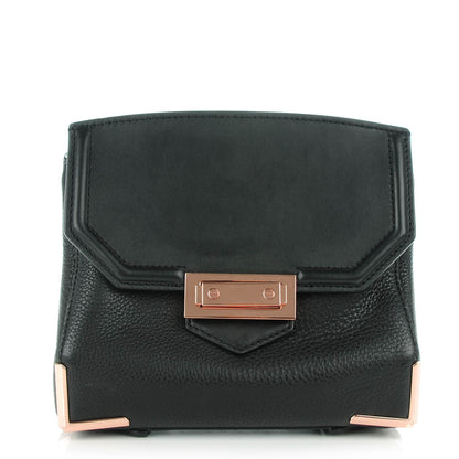 Alexander Wang Calfskin Small Marion Soft Black Rose Gold Hardware 1 of 7