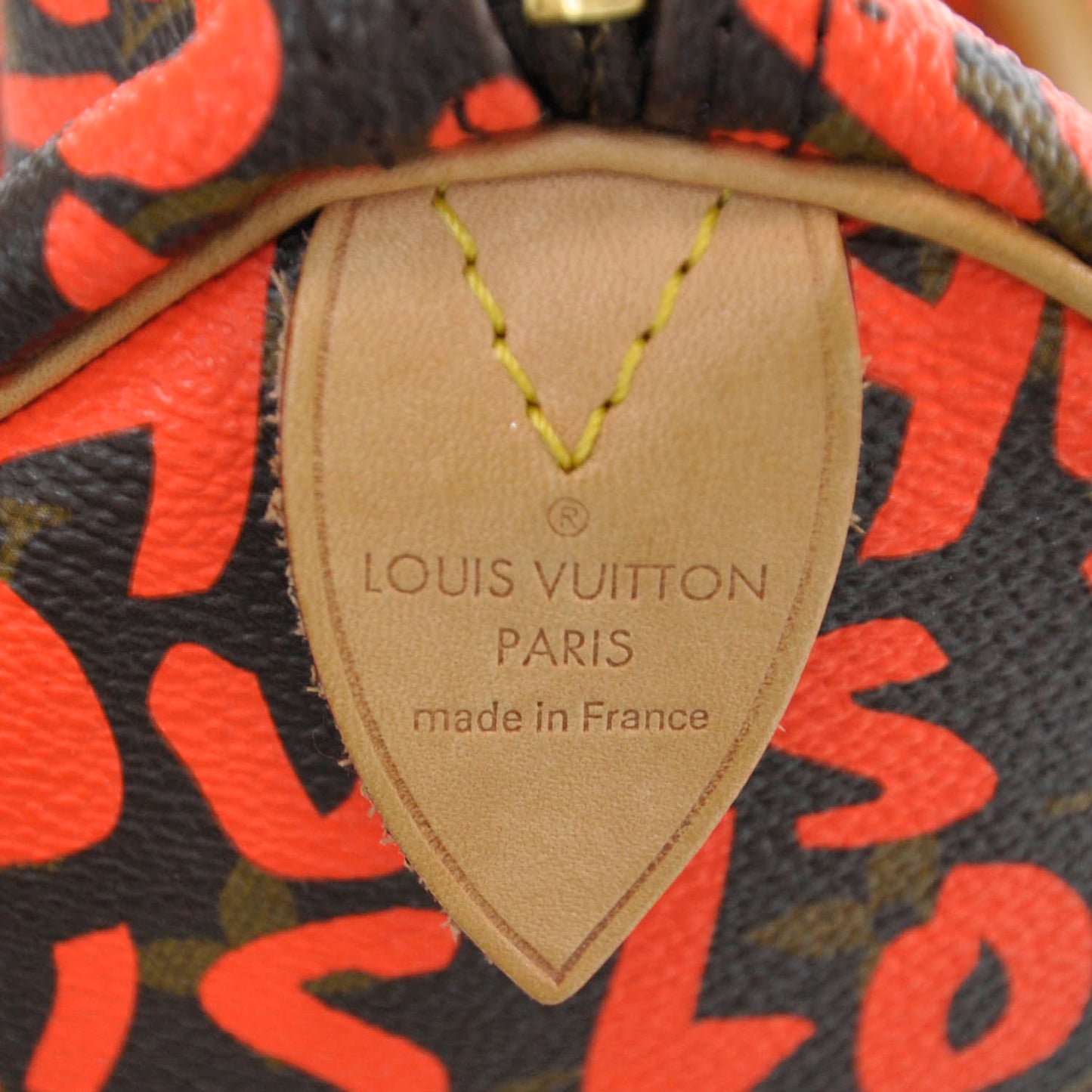 Monogram Graffiti Speedy 30 Orange