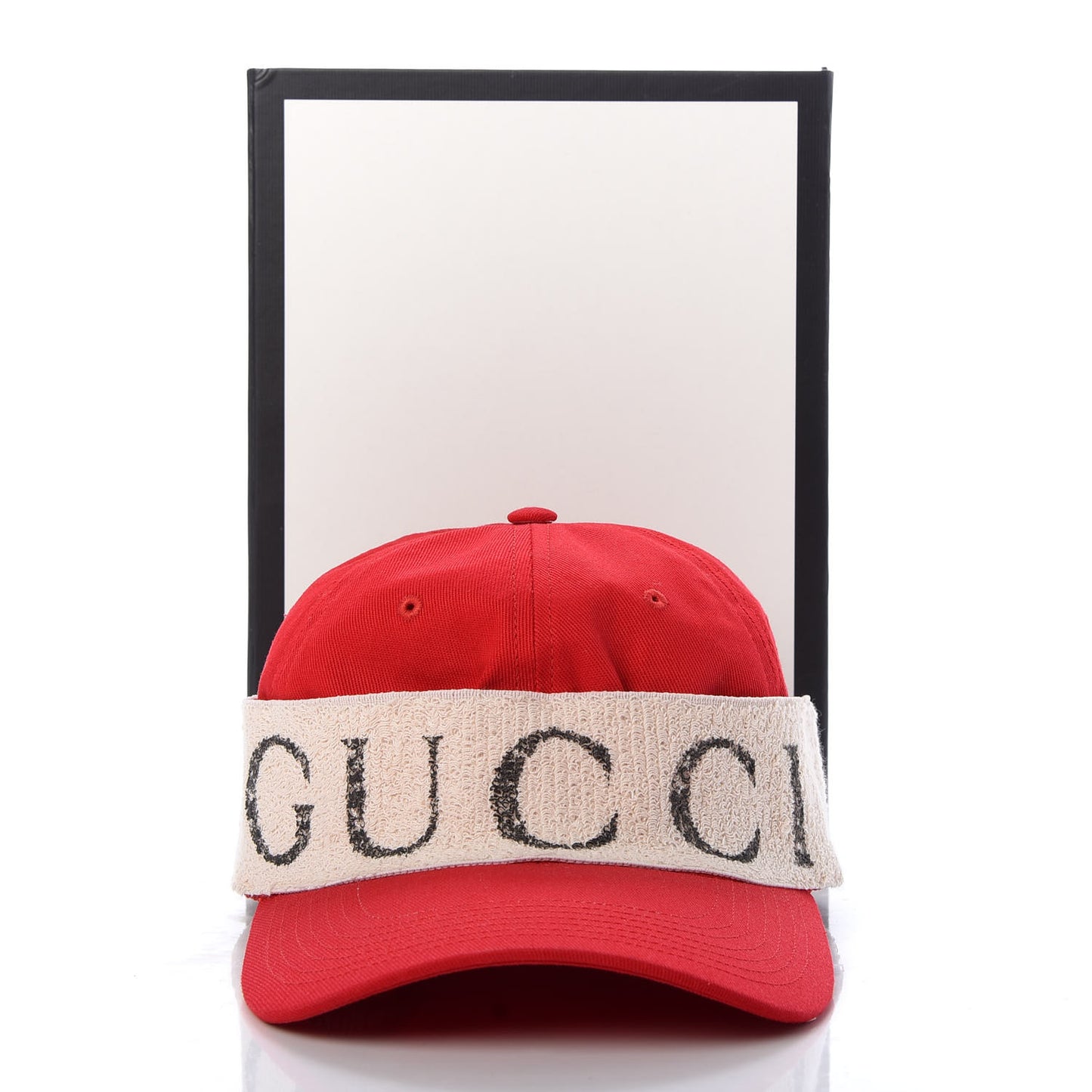 Gabardine Headband Baseball Hat L Red