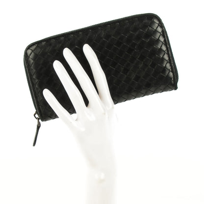 Bottega Veneta Nappa Intrecciato Zip Around Wallet Black 2 of 8