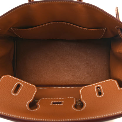 Hermes Togo Birkin 25 Gold 5 of 13