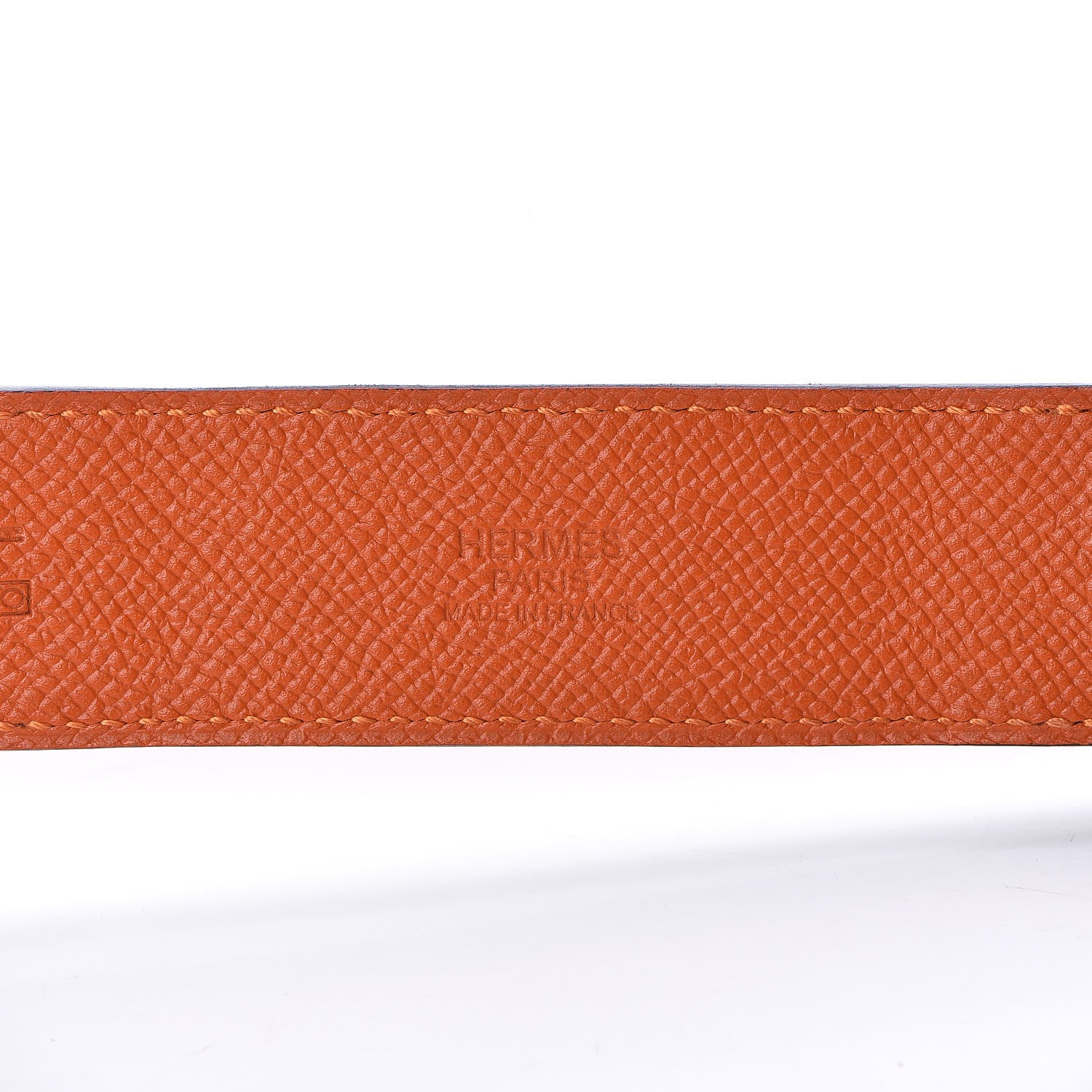 Hermes Epsom Belt Scarf Loop Orange 3 of 5