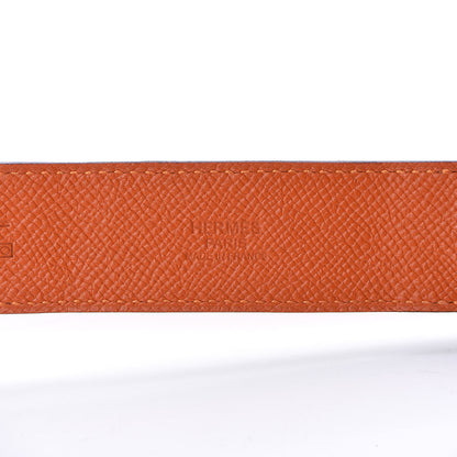 Hermes Epsom Belt Scarf Loop Orange 3 of 5