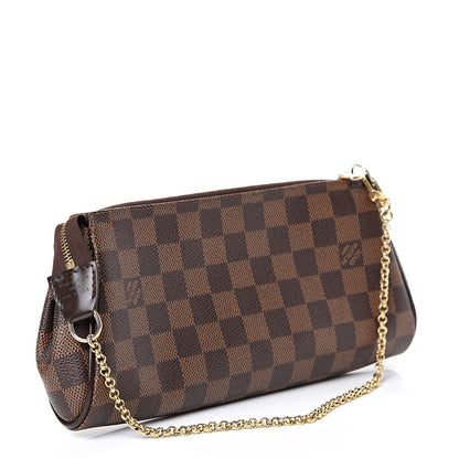 Louis Vuitton Damier Ebene Eva Clutch 2 of 12