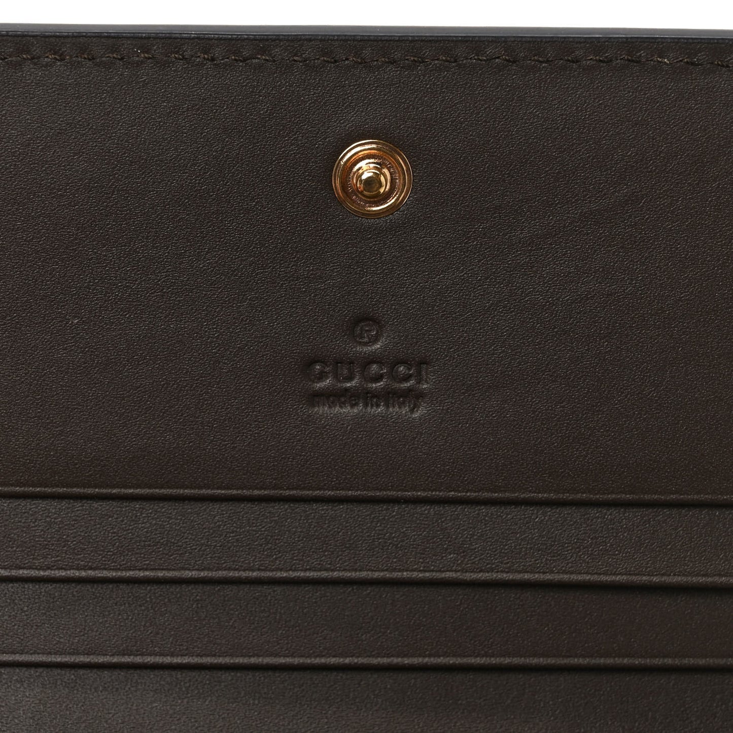 GG Supreme Monogram Card Case Beige