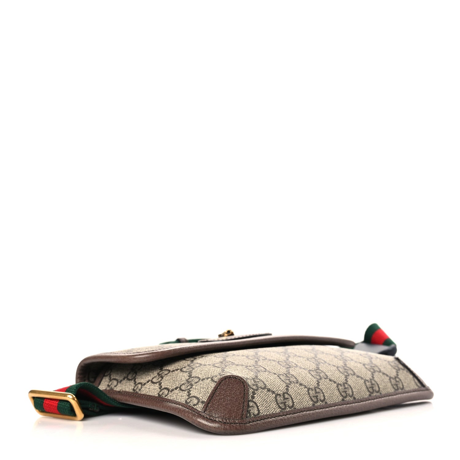 Gucci GG Supreme Monogram Neo Vintage Web Belt Bag Brown 4 of 9