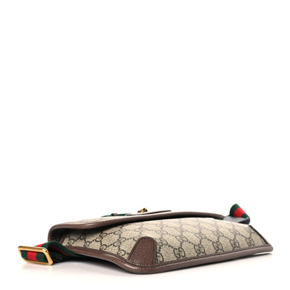 Gucci GG Supreme Monogram Neo Vintage Web Belt Bag Brown 4 of 9
