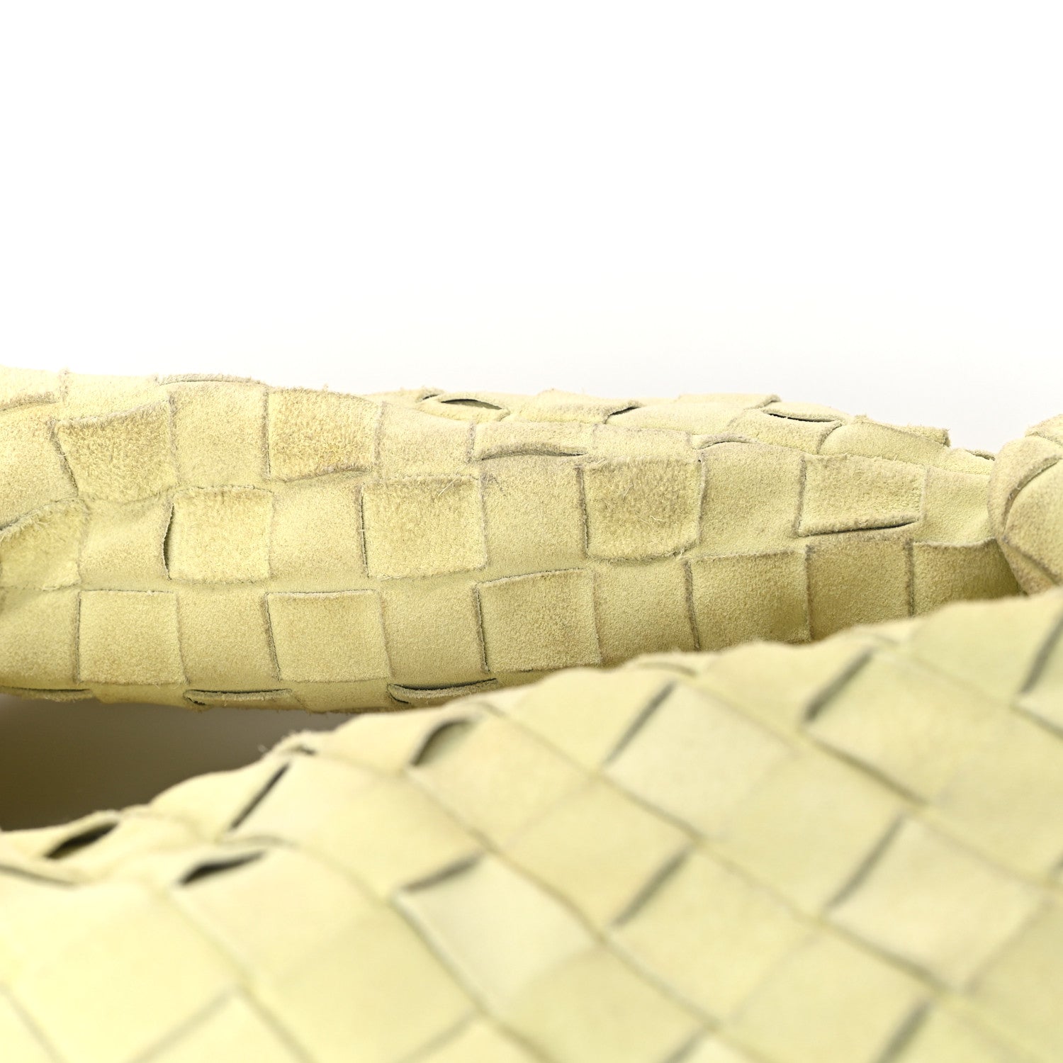 Bottega Veneta Suede Calfskin Intrecciato Teen Jodie Hobo Lemon Wash 11 of 11