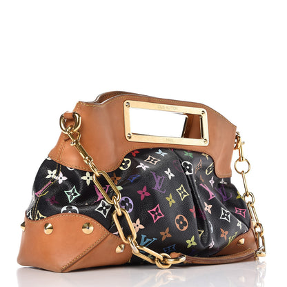 Louis Vuitton Monogram Multicolor Judy MM Black 3 of 11