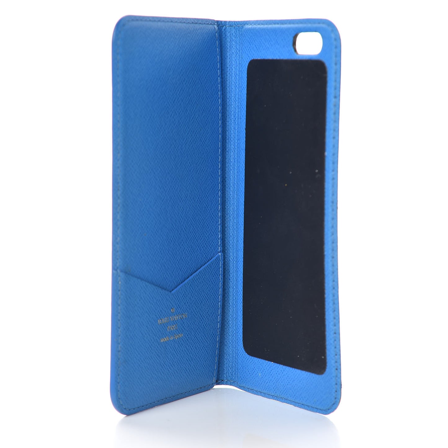 Monogram iPhone 6 Plus Folio Case Blue