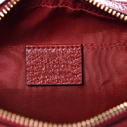 Gucci Canvas Sylvie Stripe Mini Ophidia Camera Bag Mystic White Hibiscus Red Maritime 5 of 9
