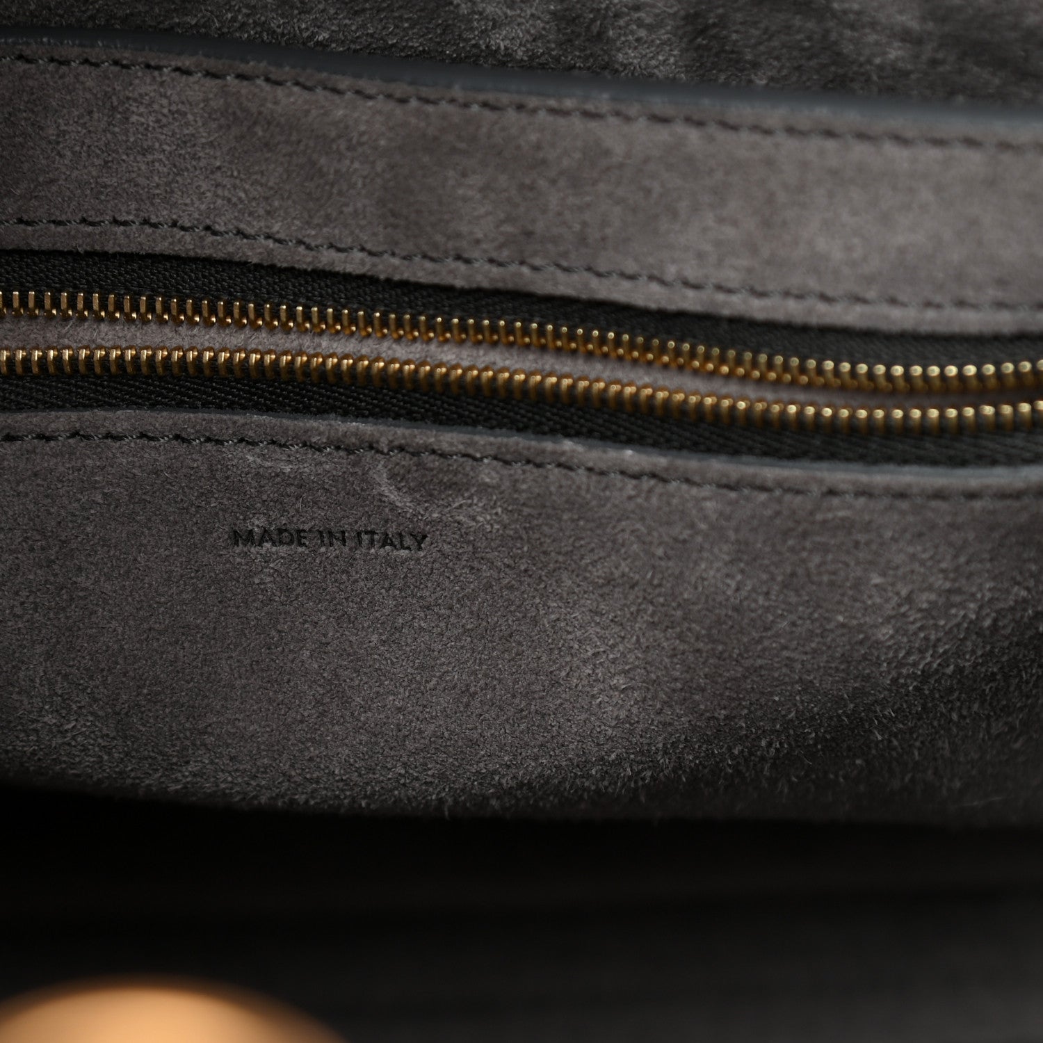Celine Soft Grained Calfskin Sangle Bucket Bag Grey 7 of 16