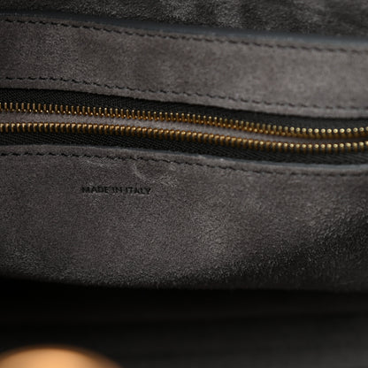 Celine Soft Grained Calfskin Sangle Bucket Bag Grey 7 of 16