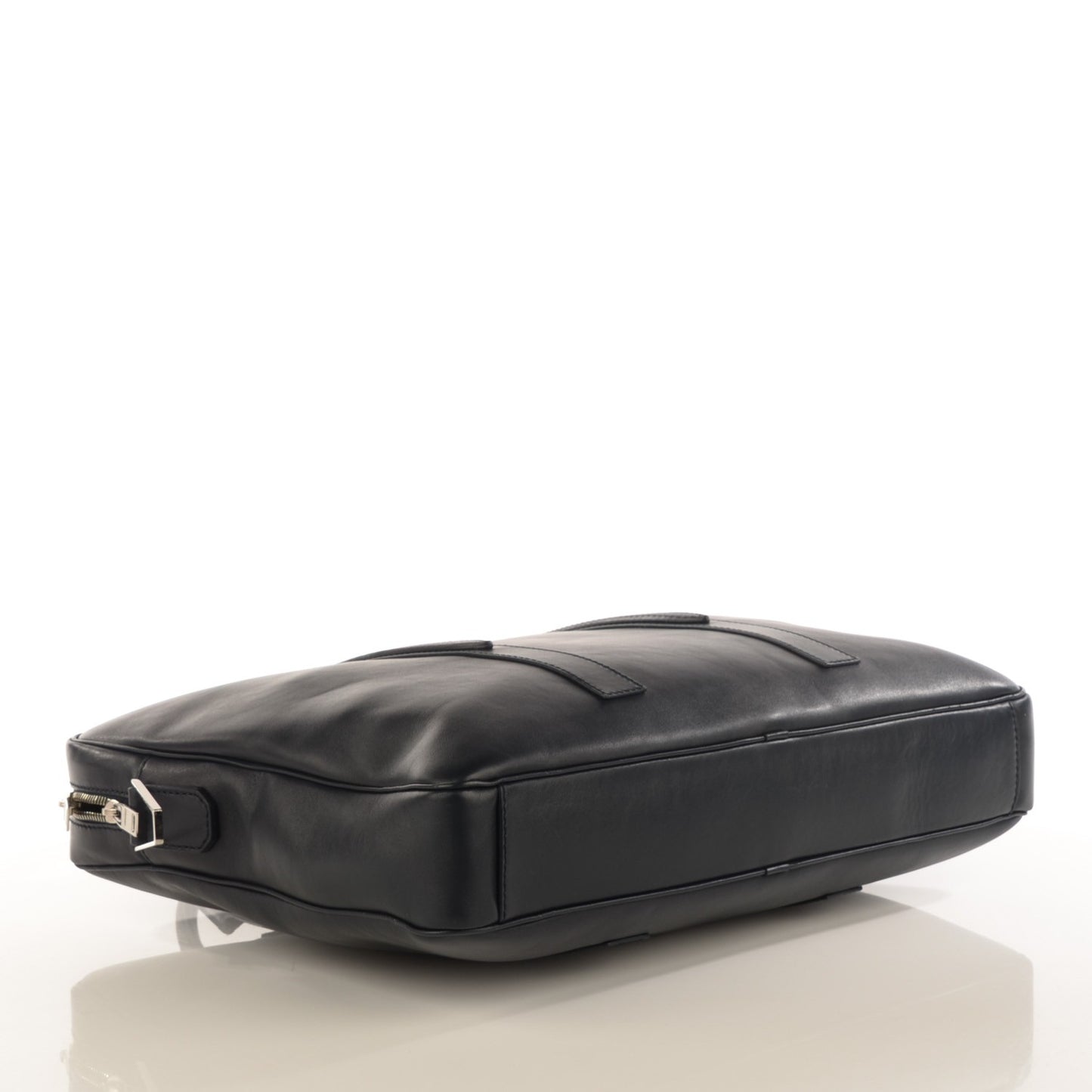 Elegant Calfskin Phileas Computer Case Bleu Nuit