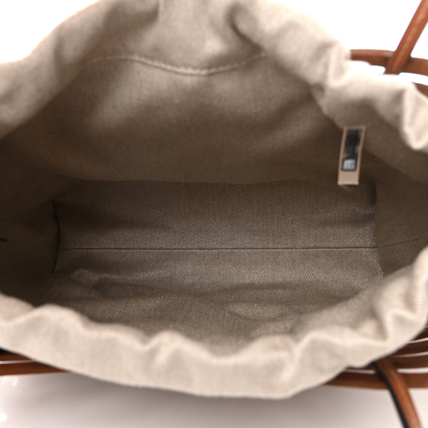 Chloe Calfskin Small Kayan Basket Tote Bag Caramel 5 of 12