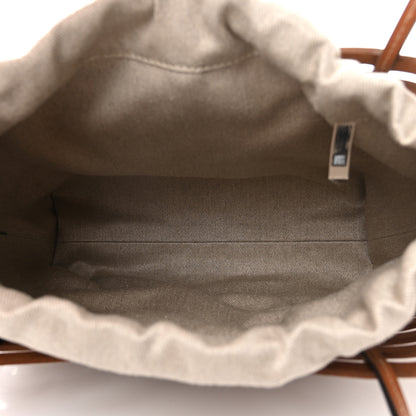 Chloe Calfskin Small Kayan Basket Tote Bag Caramel 5 of 12