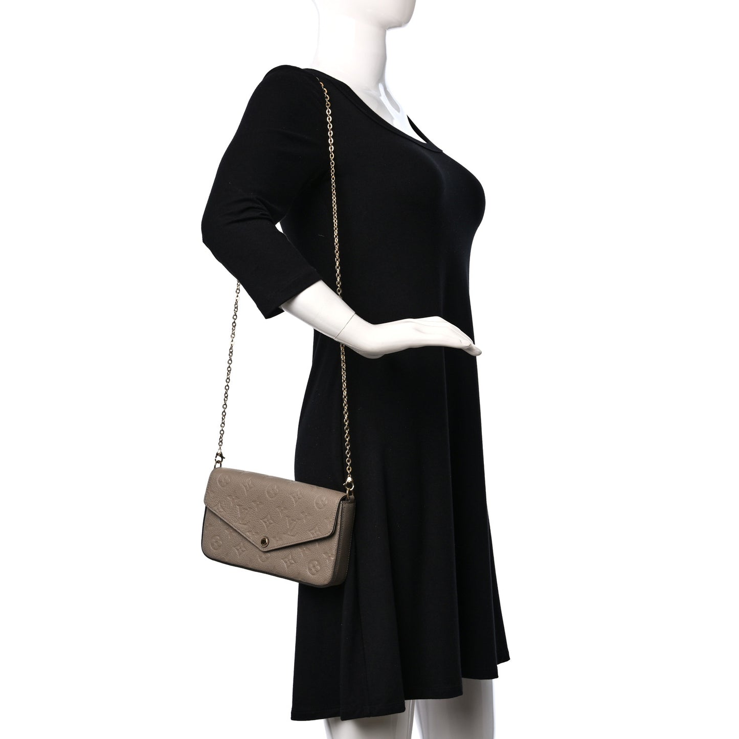 Empreinte Pochette Felicie Chain Wallet Tourterelle