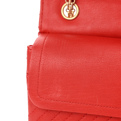 Chanel Sheepskin Chevron Quilted 2.55 Reissue 226 Flap Red 12 of 14