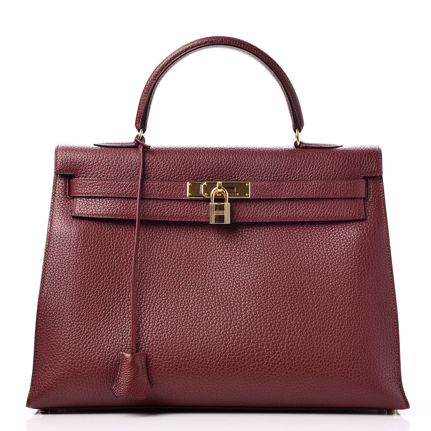 Hermes Fjord Kelly Sellier 35 Rouge H 1 of 36