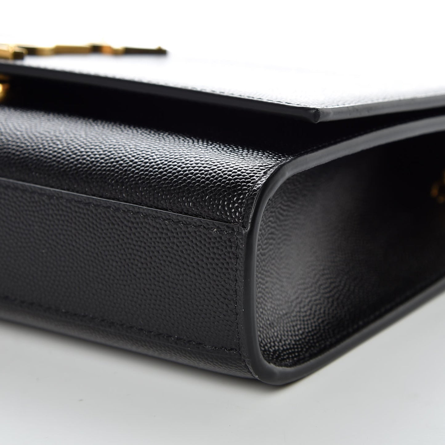 Grain De Poudre Medium Classic Monogram Kate Satchel Black