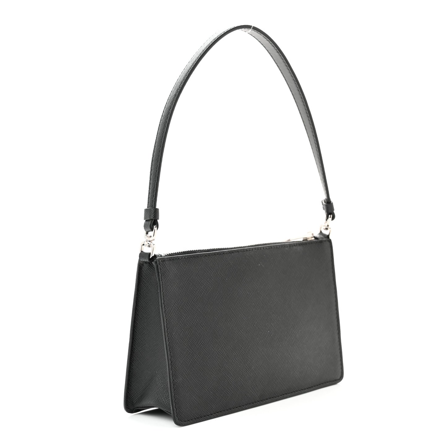 Saffiano Mini Shoulder Bag Black