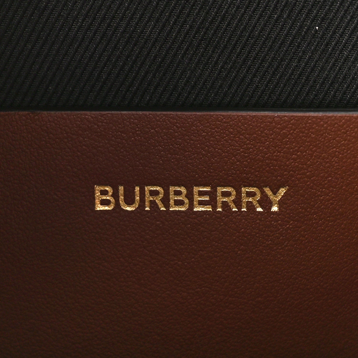 Burberry E-Canvas Check Calfskin Mini Freya Tote Dark Birch Brown 6 of 8
