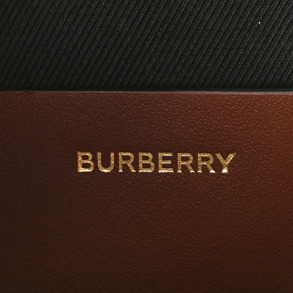 Burberry E-Canvas Check Calfskin Mini Freya Tote Dark Birch Brown 6 of 8