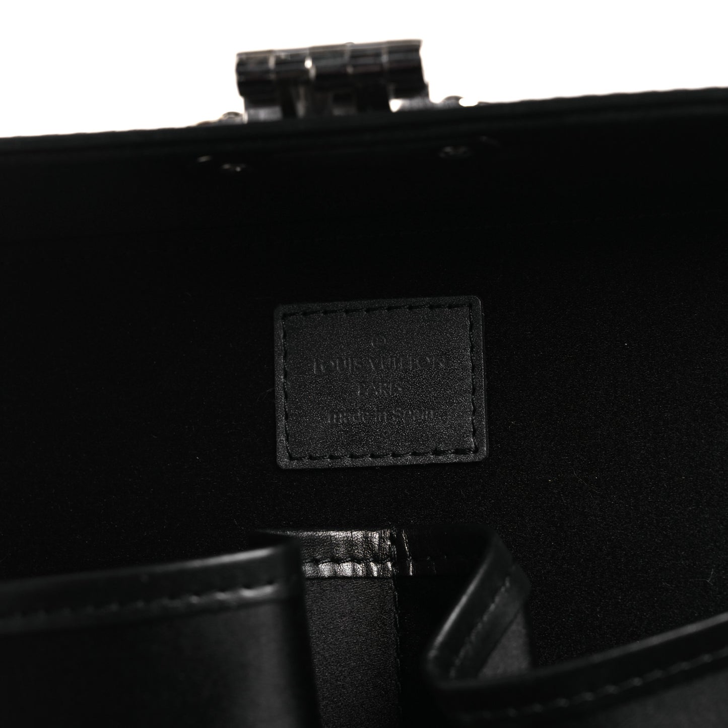 Monogram Glace Valisette MM Black