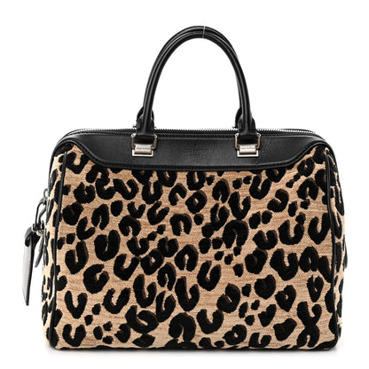 Louis Vuitton Jacquard Velvet Leopard Print Stephen Sprouse Speedy 1 of 10