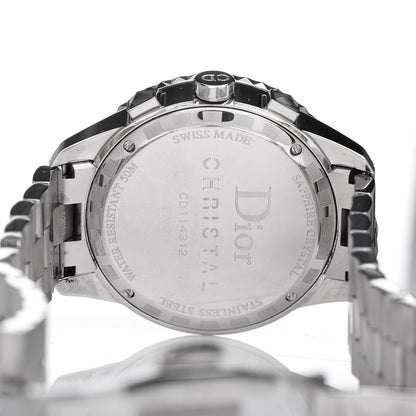 Christian Dior Stainless Steel Sapphire 38mm Christal Chronograph Quartz Watch Grey 5 of 8