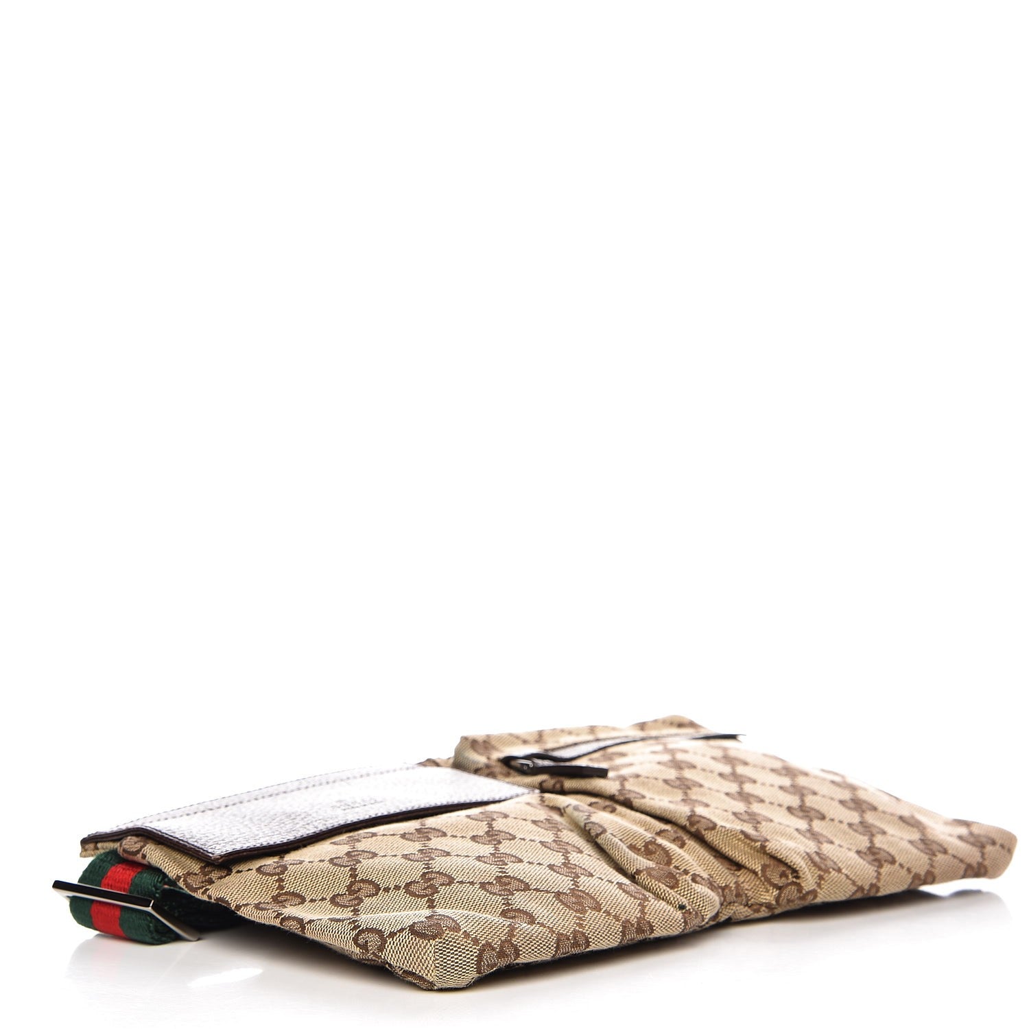 Gucci Monogram Web Belt Bag Dark Brown 4 of 9