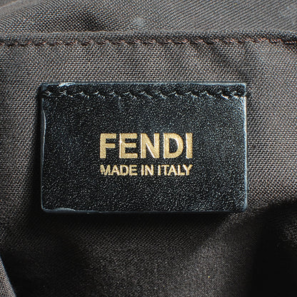 Fendi Pebbled Calfskin Large Chameleon Tote Black 6 of 7