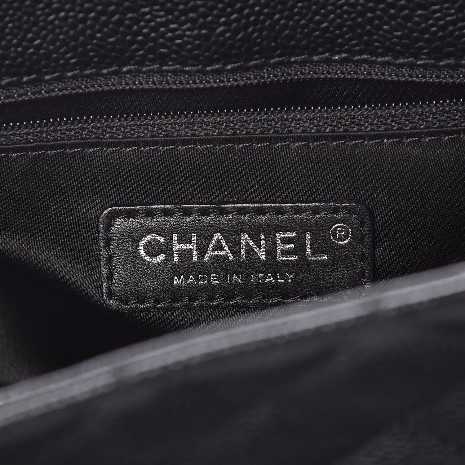 Chanel Caviar Quilted Grand Shopping Tote GST Black 6 of 10