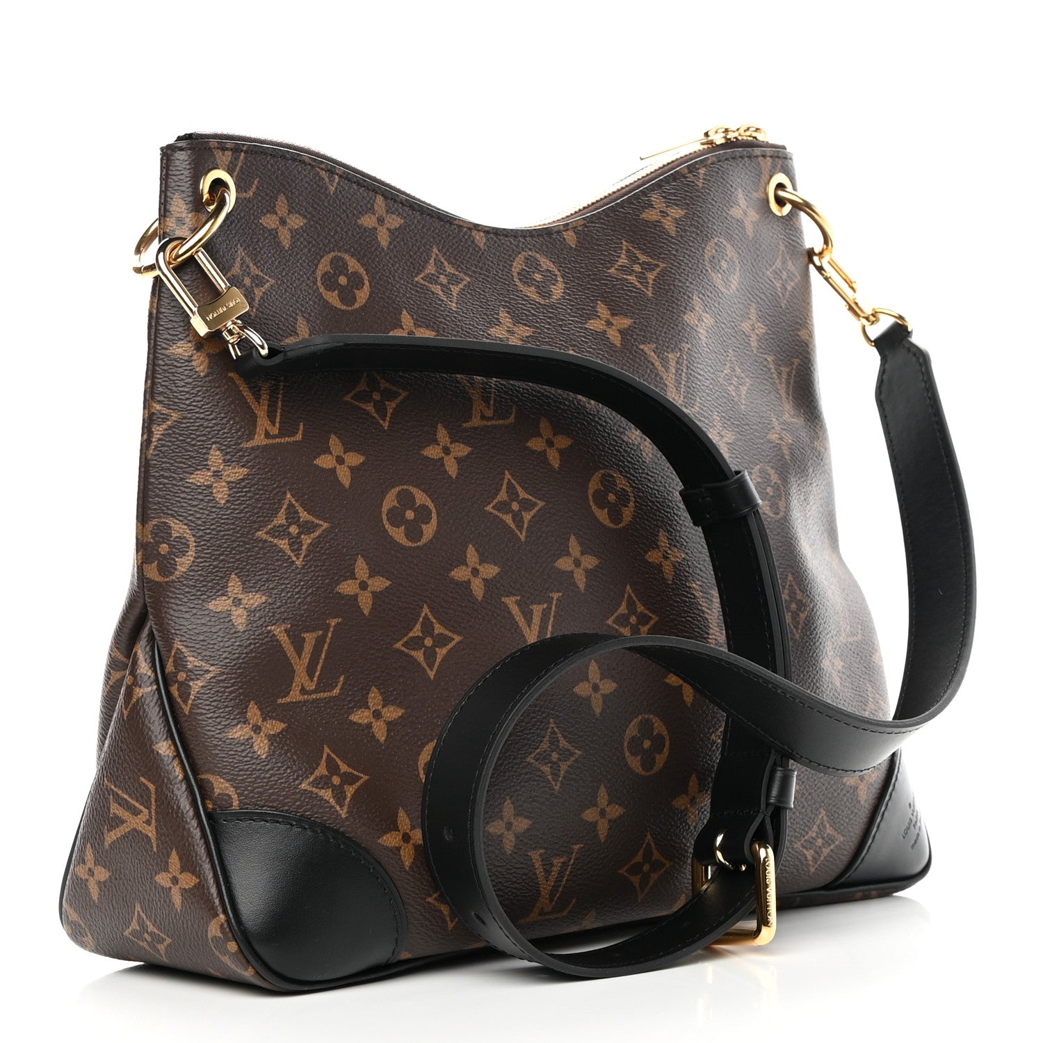 Louis Vuitton Monogram Odeon MM Black 3 of 12