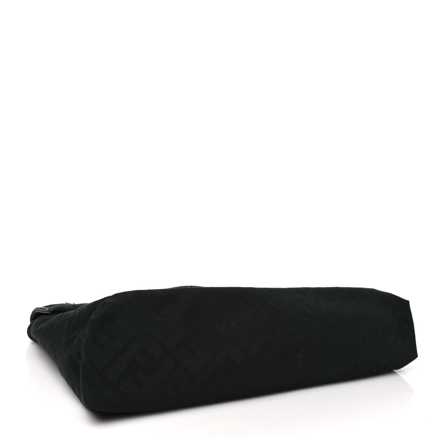 Zucca Quilted Maxi Baguette Shoulder Bag Black