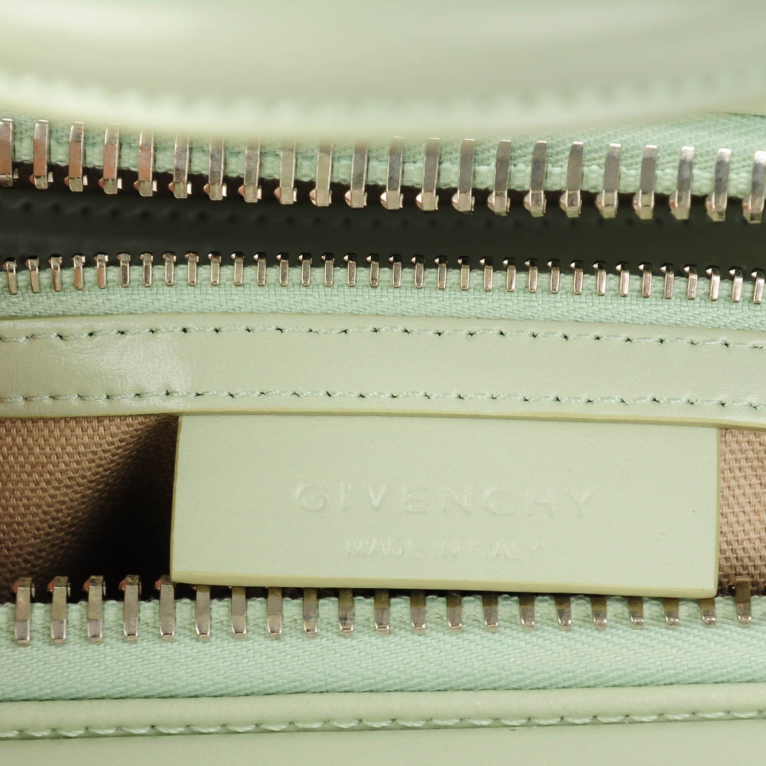Givenchy Shiny Lord Calfskin Small Antigona Aqua Green 5 of 7