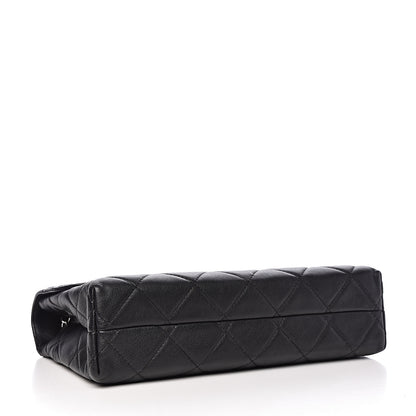 Chanel Calfskin Quilted In The Business Flap Bag Black 4 of 10