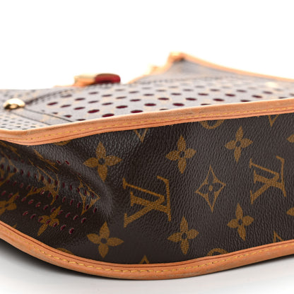 Louis Vuitton Monogram Perforated Musette Fuchsia 8 of 9