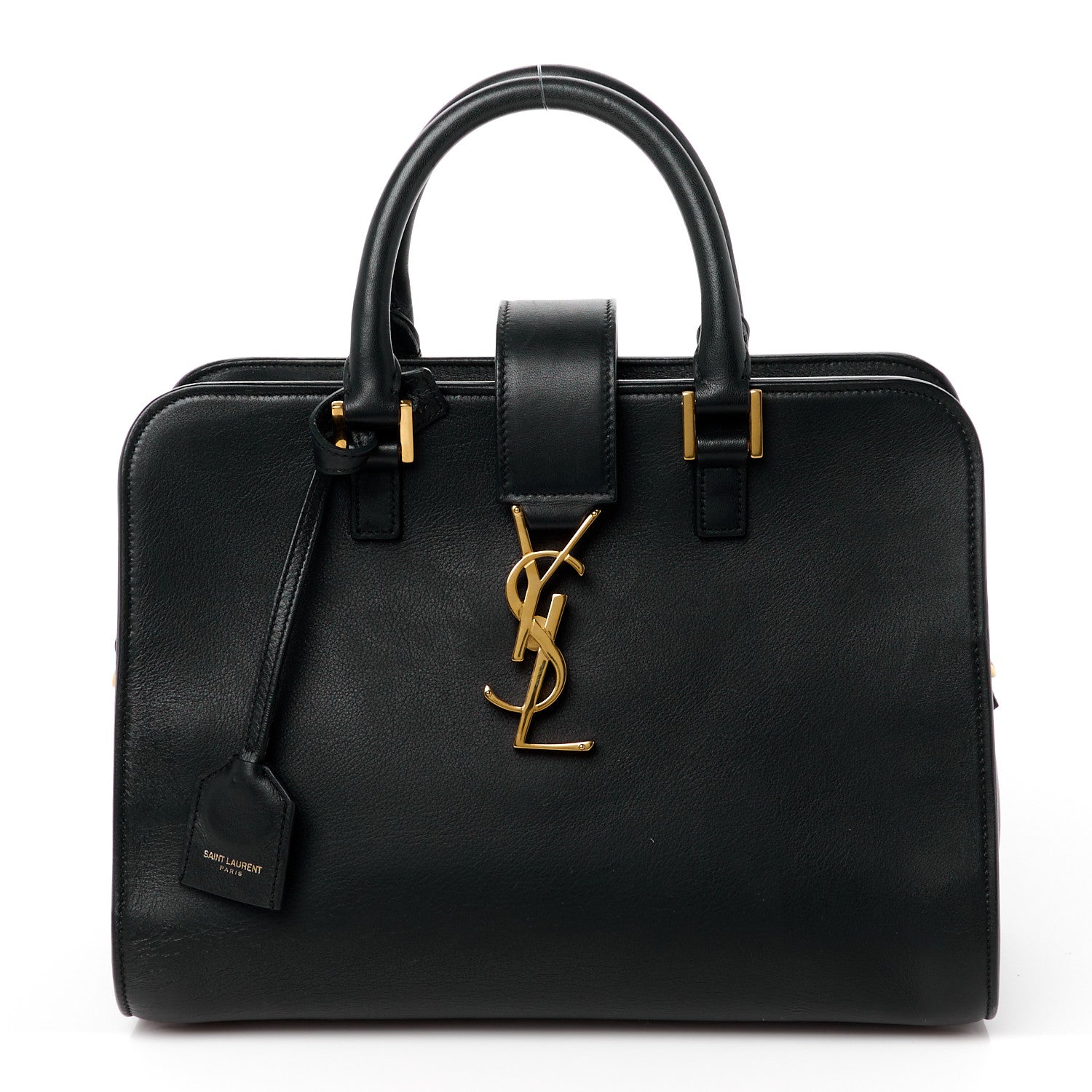Saint Laurent Smooth Calfskin Small Monogram Cabas Black 1 of 11