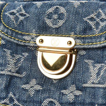 Louis Vuitton Denim Baggy GM Blue 14 of 15