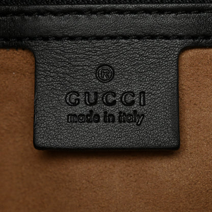 Gucci GG Supreme Monogram Medium Padlock Tote Black 7 of 12